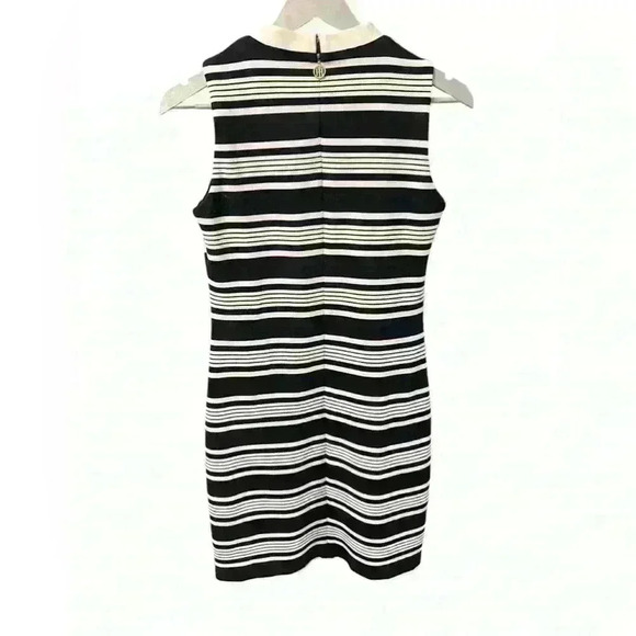 Tommy Hilfiger Navy Blue & White Striped Mini Dress Small - Picture 2 of 7